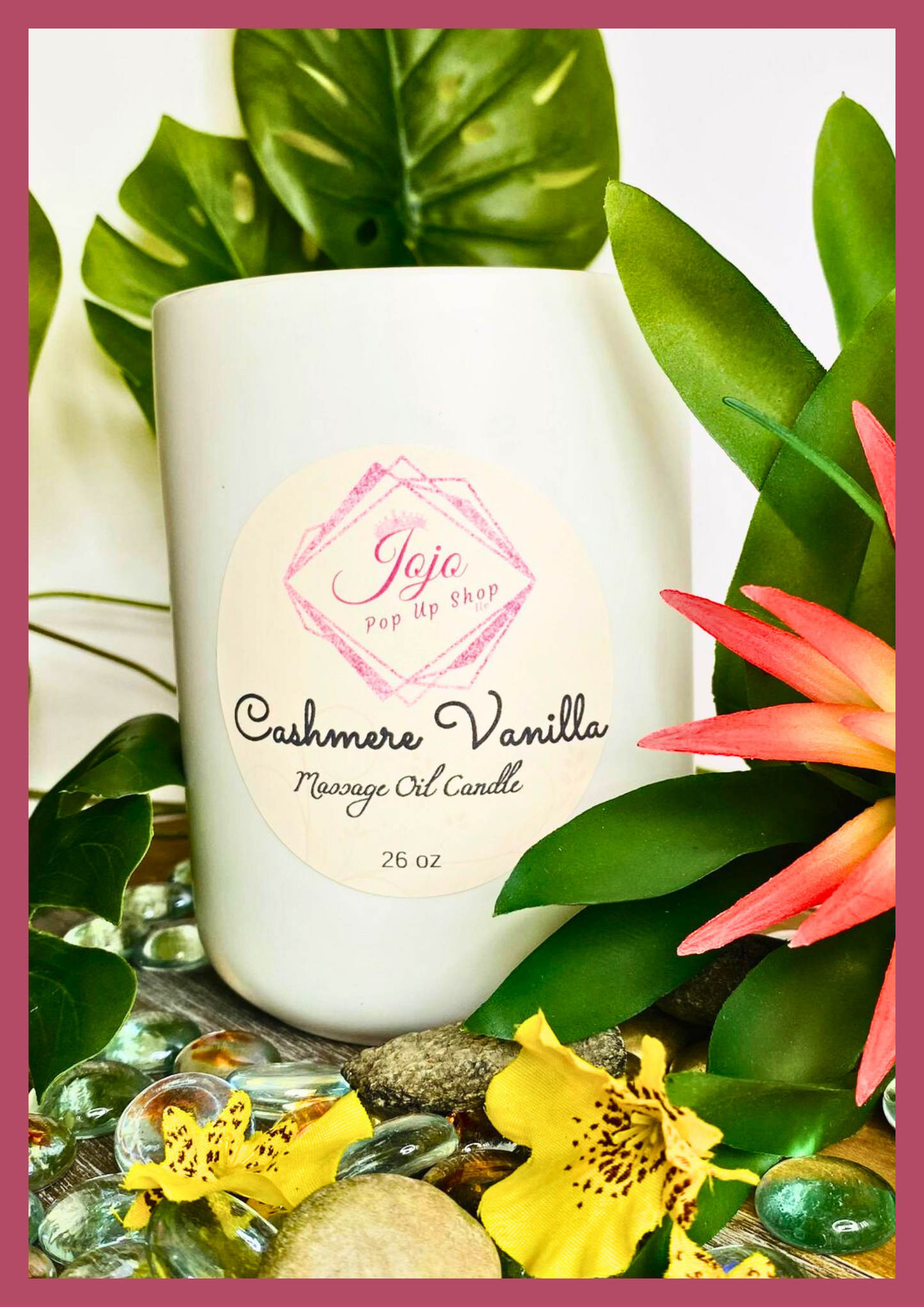 Cashmere Vanilla Massage Oil Candle