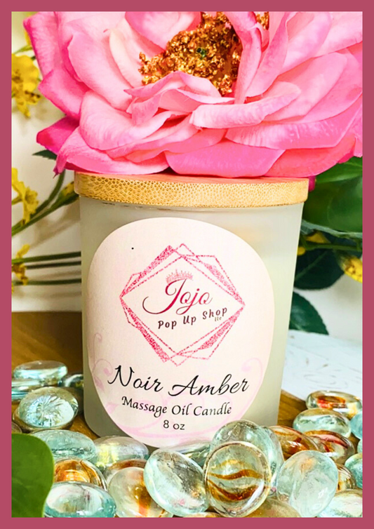Noir Amber Massage Oil Candle