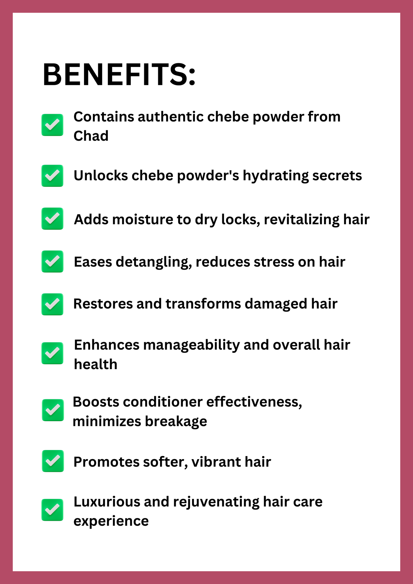Oh My Chebe Hair Growth Pree-poo Treatment